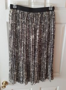 Rachel Zoe Snake Print  Midi Skirt